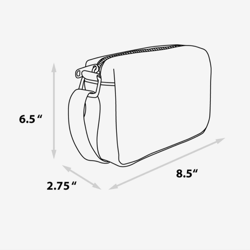 Disney Bambi & Thumper Outline Poses Stacked Crossbody Bag by Buckle-Down w Pen - Picture 6 of 6